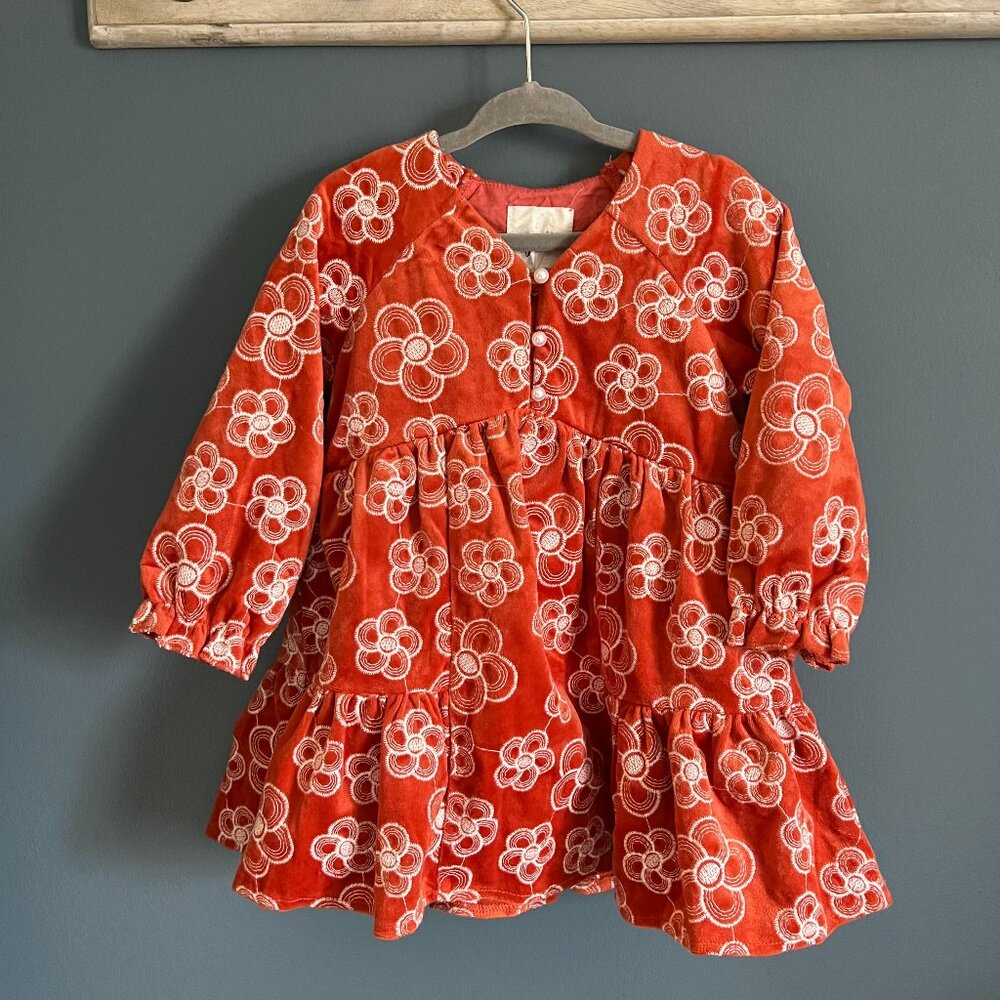 Vignette Jnuiper Floral Embroidered Dress